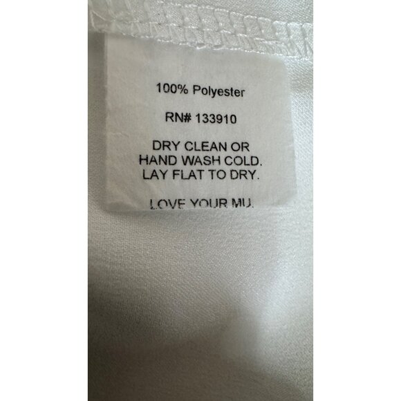 NWOT Show Me Your Mumu White XL Adele Halter Maxi Dress Satiny Polyester - Picture 14 of 16